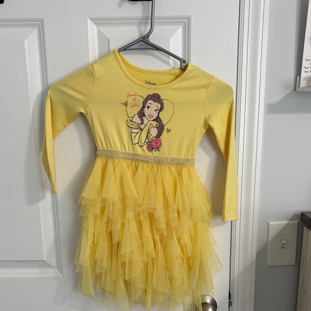Disney Belle Yellow Tulle Dress size 2T